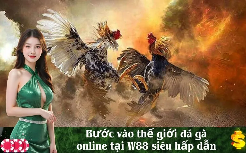 Bước vào thế giới đá gà online tại W88 siêu hấp dẫn