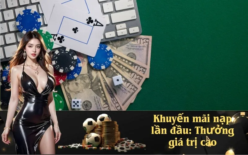 Khuyến mãi nạp lần đầu: Thưởng giá trị cao