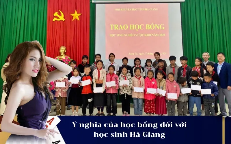 Ý nghĩa của học bổng đối với học sinh Hà Giang